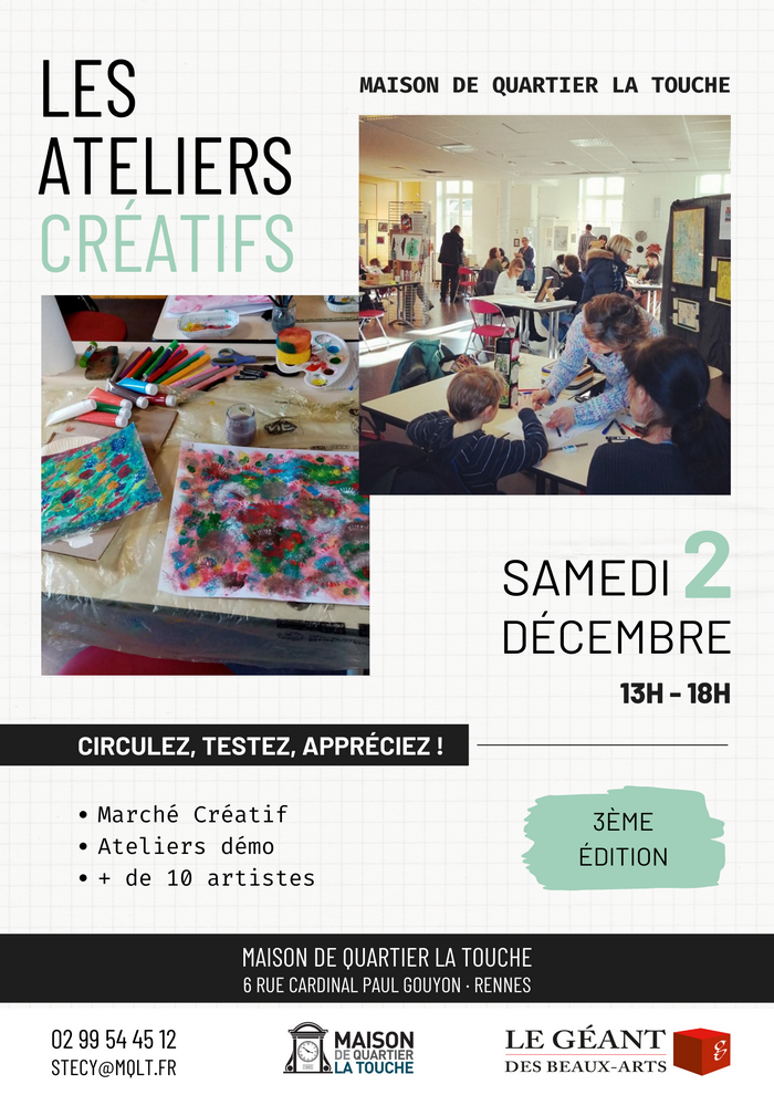 Ateliers créatifs